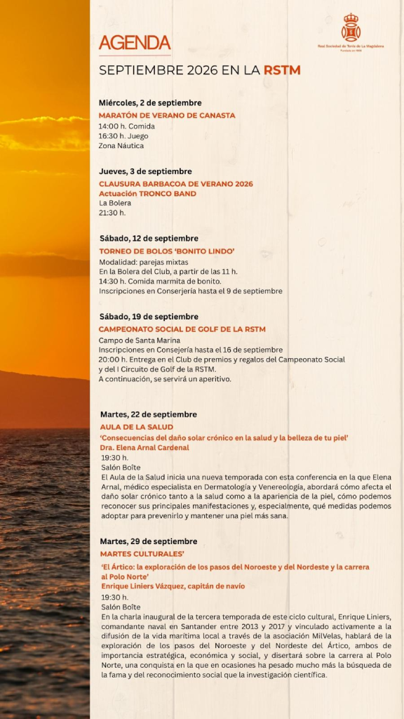 Agenda septiembre