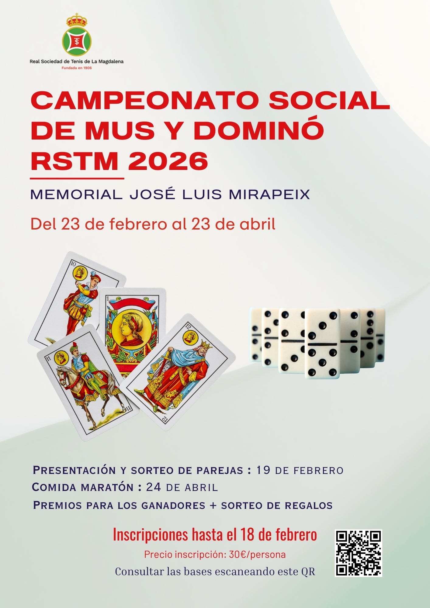 Campeonato Social de Mus y Dominó RSTM 2026