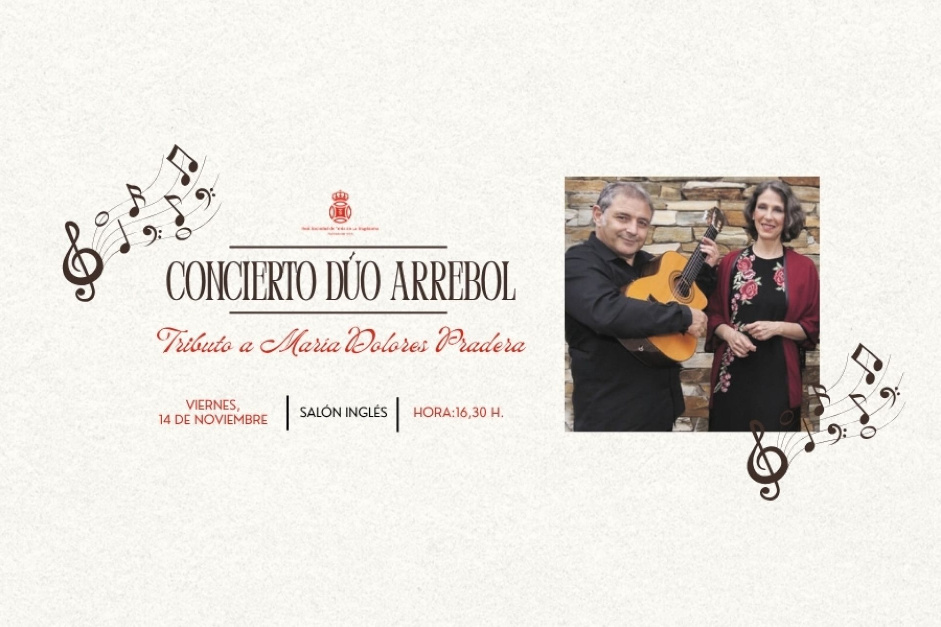 ♔ Concierto Dúo Arrebol. Tributo a María Dolores Pradera.