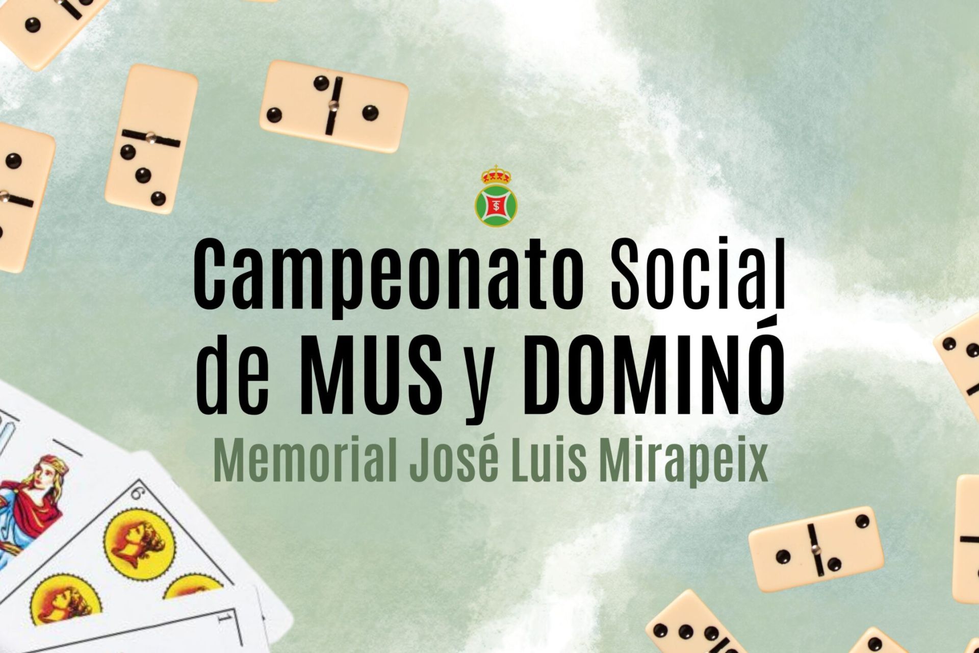 ♔ Presentación y sorteo del Campeonato Social de Mus y Dominó Memorial José Luis Mirapeix
